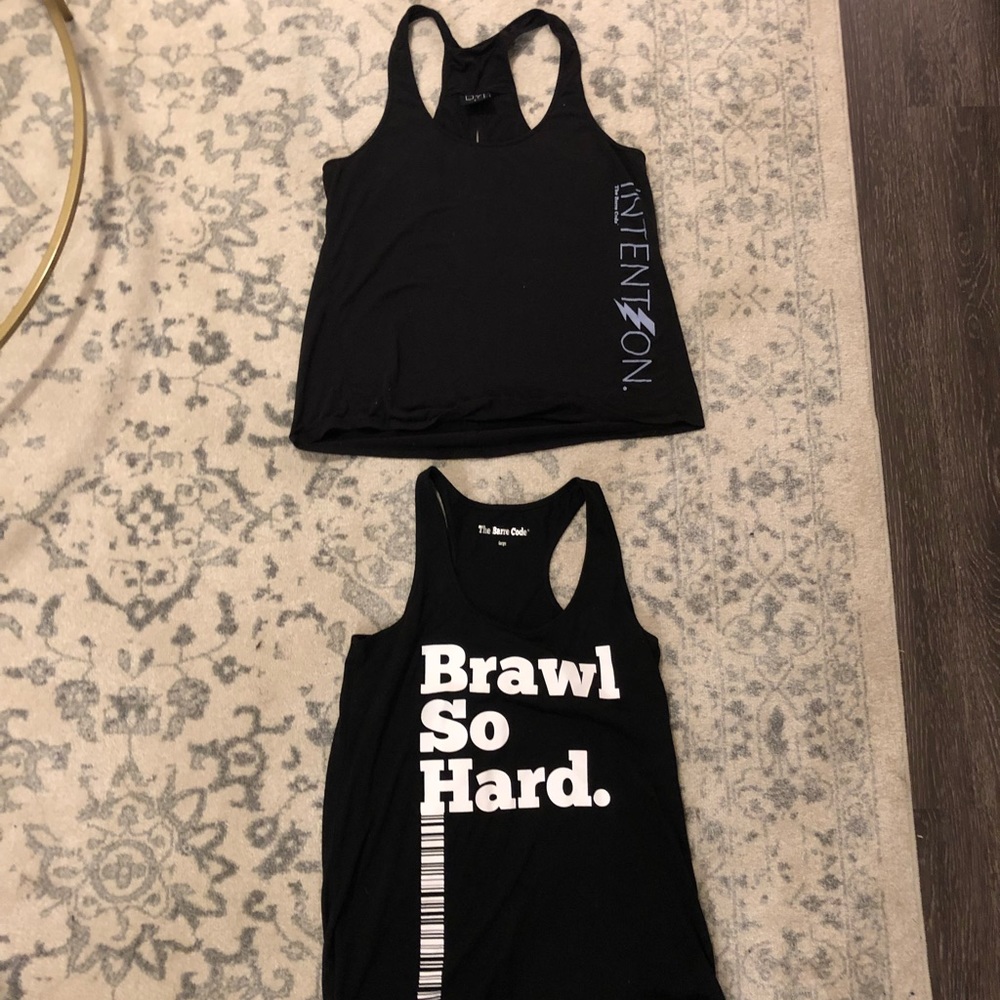 Black Workout Tanks - The Barre Code